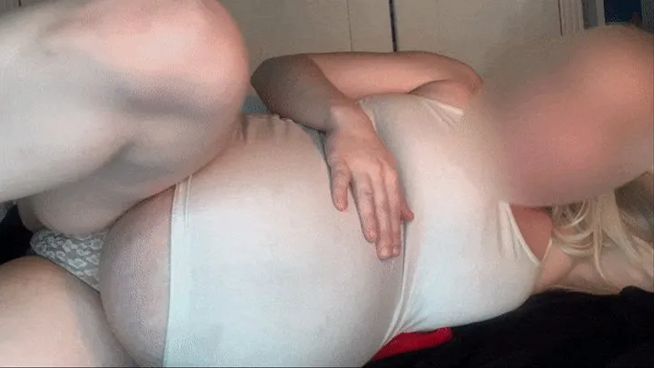 MastersLBS 36 Weeks Pregnant Belly Manip - 2nd preg FACE