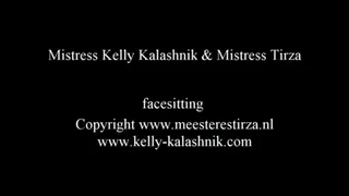Mistress Tirza and Mistress kelly face sitting 1