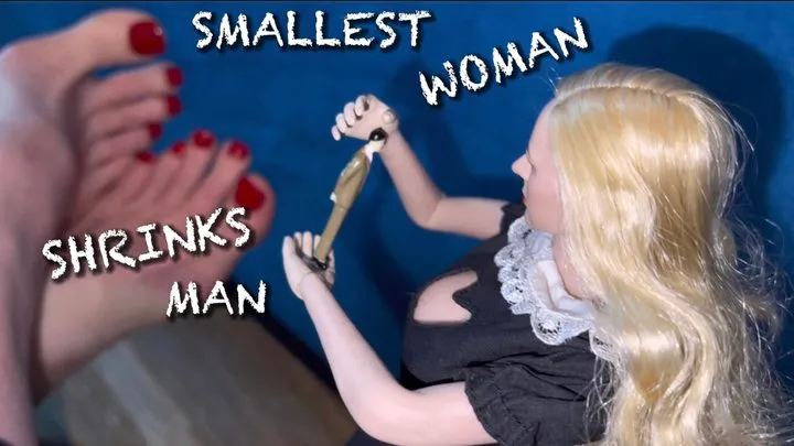 Smallest Woman Shrinks A Man Giantess Shrinking Spell