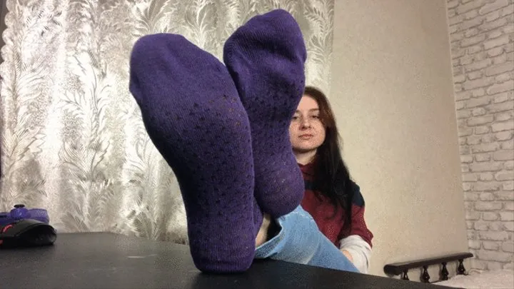 Purple socks!