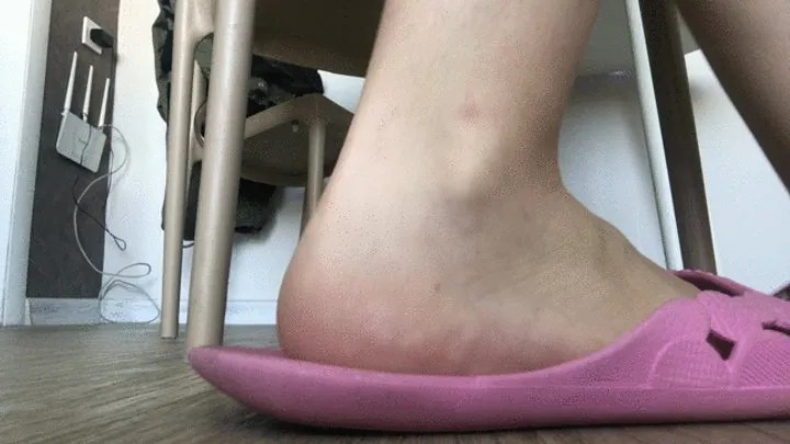 Slippers, soles tease!