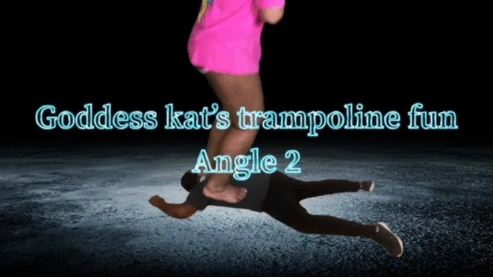 Goddess Kat's trampoline fun(angle2)