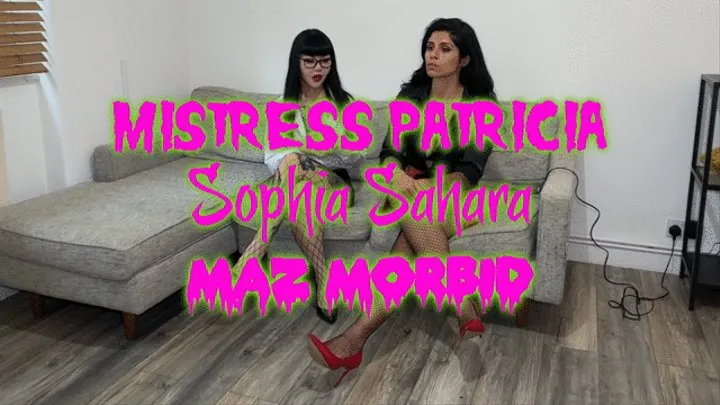 Edging games with Maz Morbid and Mistress Patricia