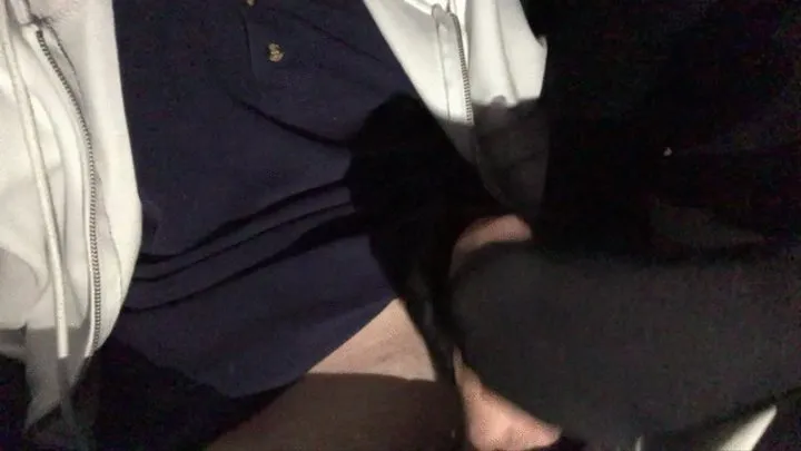 sweet footjob in car part 4