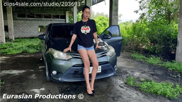 156 - MaryCris practice driving Vios manual