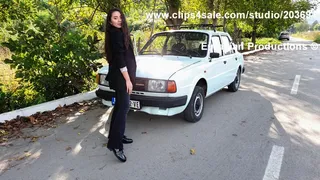 CustomVideo - 02 - Katya long driving Skoda pedal cam
