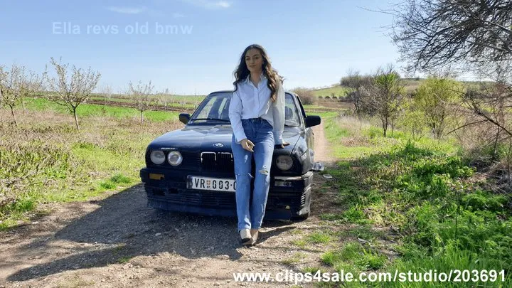 13 - Ella revs old BMW