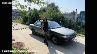 CustomVideo - 017 - Katya driving old Corolla