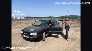 CustomVideo - 015 - Katya Hard revving Audi 90