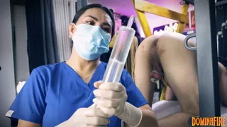 Femdom Enema, Prostate Examination and Anal Training