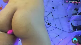 videocall with my step daddy fucking me while use vibrator