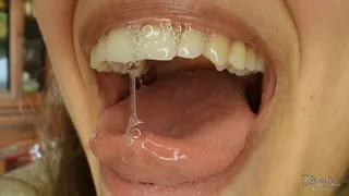 Saliva and mouth fetish