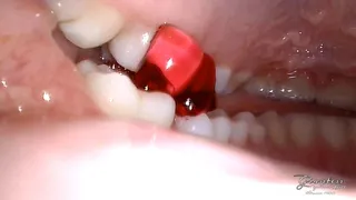 Gummy mouth game