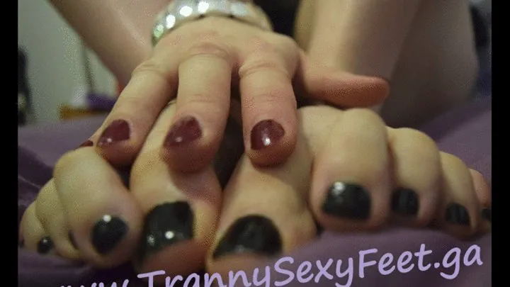 Tranny sexy feet