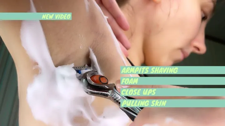 Armpits shaving compilation pt 1