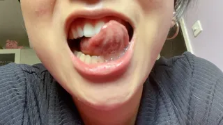 Aurora's White Teeth Tease Part 2