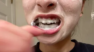 Aurora Borealis Toothbrushing Fetish