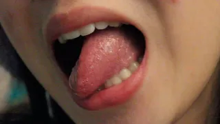 Aurora's Teasing Pink Tongue