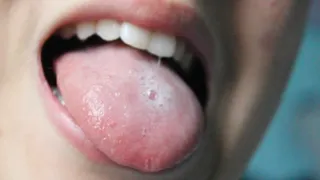 Aurora's Sexy Wet Tongue