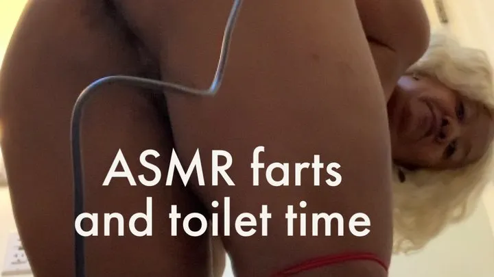 ASMR farts and toilet time ( not showing )