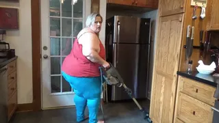 Vaccuming The Floor in Tight Pants