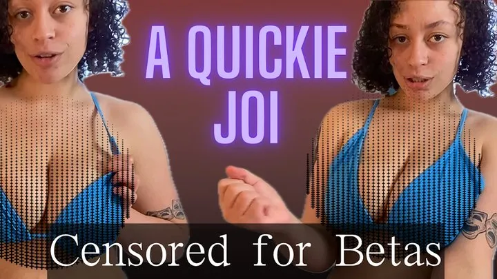 3-Minute Quickie JOI [Censored for Betas}