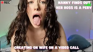 Nanny Gives Her Boss a JOI