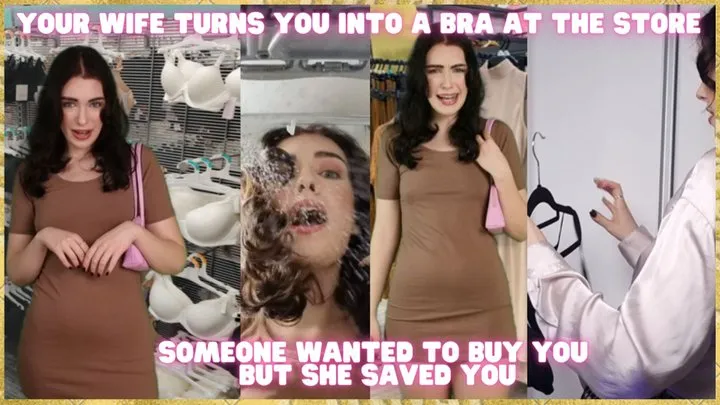 Husband Transformed Into a Bra at Store