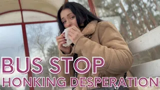 Bus Stop Honking Desperation