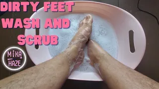 Wash and Scrub My Big Dirty Feet