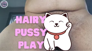 Hairy Pussy Play Fingering Masturbation