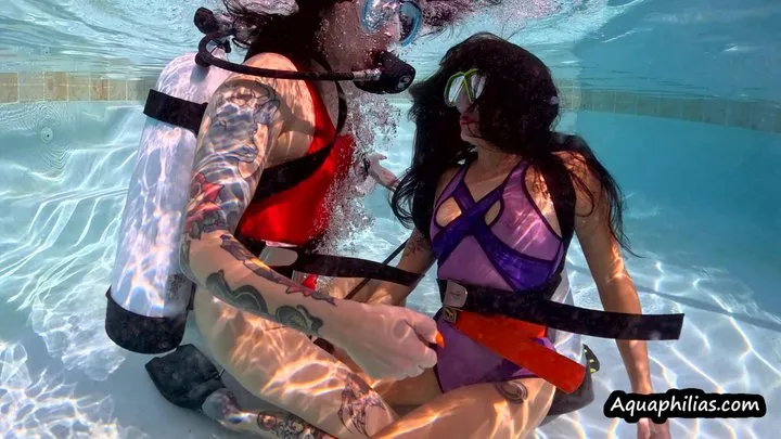 Aquaphilias- Sushii Booty Mia Hope- Her First SCUBA Lesson