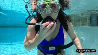 Aquaphilias- Gia Love- She gets her first SCUBA lesson