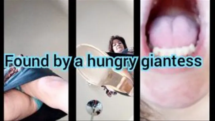 Found by a hungry giantess