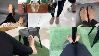 New- Outdoor Feet in the Mall