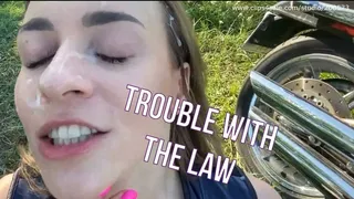 Police woman gets facial