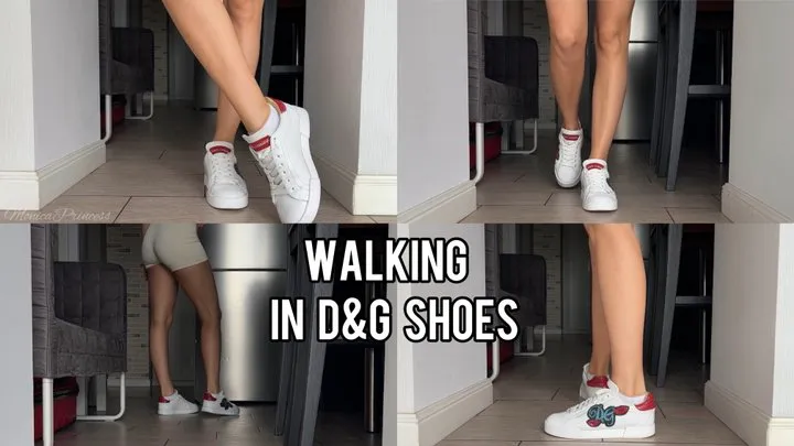 Walking in D&G shoes