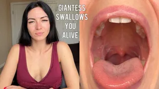 Giantess swallows you alive