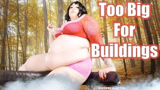 Too Big For Buildings - BBW Giantess SFX Vore Fantasy Fat Feedism Fantasy Goddess Alara Glutton