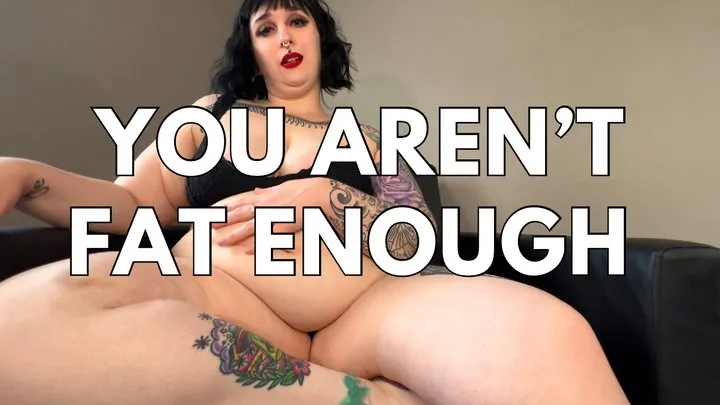 You Arent Fat Enough - MP3 AUDIO ONLY - FemDom Feedism Teasing Piggy Belly Play Goddess Alara Glutton