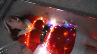 Bondage luminous garland in vacuum bed