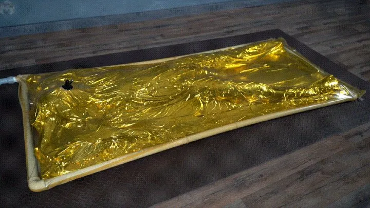 Golden Sonja with vibro in vacuum bed