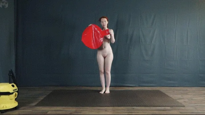 Bondage with red ball part 1