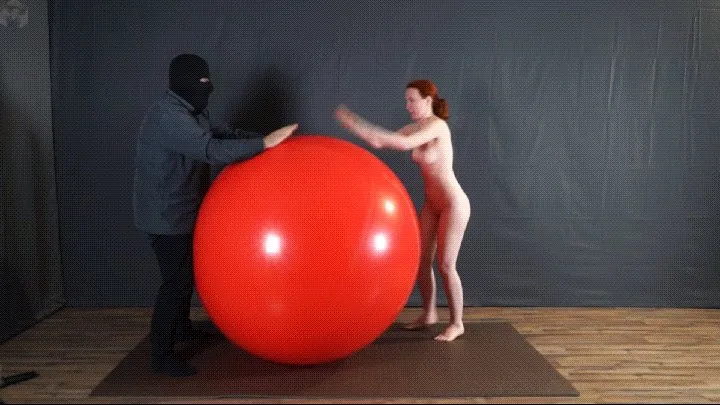 Bondage with red ball part 3