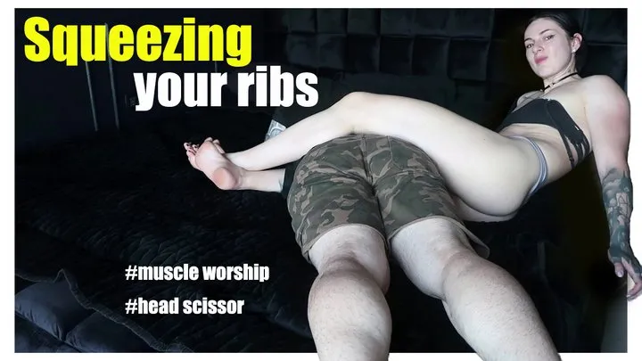 Squeezing your ribs