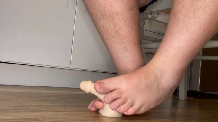 Size 14 Dirty Feet Flaccid Dildo Footjob