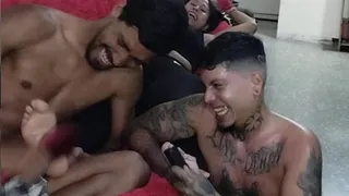 Revenge Julio and Abel with France tickling the soles