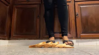 Food Crush Bread Barefoot and Birkenstocks 0003