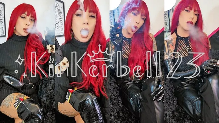 Chainsmoking glove compilation with Red hair - Kinkerbell23