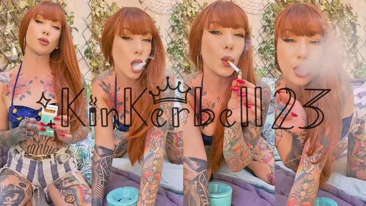 Smoking TWO Newport cigarettes for breakfast - Kinkerbell